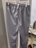 Foss Phil裤子男士秋季宽松百搭垂感休闲长裤简约刺绣直筒裤FPK22深灰3XL 实拍图