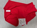 浪莎2条 浪莎女士内裤女三角裤本命年蛇年大红纯棉裆印花结婚红内裤衩 纯棉大红2条装 XL 实拍图