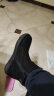 红蜻蜓雪地靴新款厚底羊毛加绒短靴防寒保暖女雪地女棉鞋WLC43471 黑色 37 实拍图