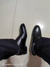百丽（Belle）张凌赫同款正装鞋男商务鞋内增高牛皮婚鞋59736CM1 【蒲熠星/许凯同款】黑色 42 (260mm) 实拍图