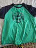 Gap男童2024春季新款纯棉logo撞色插肩袖短袖T恤儿童装上衣890474 蓝绿拼色 150cm(L)亚洲尺码 晒单实拍图
