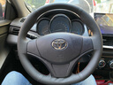 奥迈尔 适用于丰田8代凯美瑞手缝真皮方向盘套 卡罗拉雷凌荣放RAV4汉兰达花冠威驰锐志汽车改装把套 黑皮红线两侧打孔 实拍图