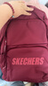 Skechers斯凯奇书包男女学生旅行时尚双肩背包大容量百搭运动休闲包可团购 马鞍红 男女同款 均码 实拍图
