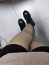 浪莎打底裤女春夏薄绒裸感裤袜空姐灰真透肤高腰收腹提臀裤子 咖连脚 实拍图