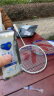 川崎（KAWASAKI）羽毛球拍双拍超轻碳素耐打对拍PD-1蓝白金（已穿线+6球+拍包） 实拍图
