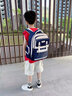 派格威新款云朵书包小学生男女孩一二三到六年级儿童背包轻便减负双肩包 宝蓝色+(送护腰带)+大容量笔盒 大号（适合3-6年级） 实拍图