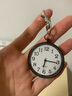 艾曼宁（AIMANNING） 护士钥匙扣挂表老年人大表盘清晰夜儿童石英怀表男女学生考试表 黑色（推荐） 实拍图