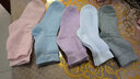 浪莎（LangSha）袜子女士纯棉加厚特厚保暖袜秋冬季毛巾女袜中筒加绒长袜全棉袜 100%棉【加绒加厚】女袜/6520款 5双 实拍图