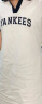 美职棒（MLB）官方  学院系列连衣裙女24夏季韩版撞色polo领休闲裙子 3FOPV0143 纽约洋基队/象牙色 M 170/92A 晒单实拍图