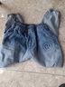 贝孩趣男童裤子儿童牛仔裤秋冬长裤童装中大童冬季加绒加厚男孩束脚裤 H压花牛仔长裤【加绒款】 130 码(建议身高115-125厘米) 实拍图
