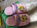 B.Duck小黄鸭童鞋男女童凉拖鞋夏季新款儿童透气休闲洞洞鞋女 935粉色 30 码内长约190mm 实拍图