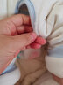 贝乐咿初生婴儿秋冬季薄棉衣0-3月宝宝保暖衣服新生儿夹棉加厚薄棉套装 实拍图