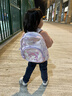 KUROMI幼儿园女书包女孩3-6岁轻便小班小学生儿童户外出游双肩背包可爱 【书包+小公仔】闪粉图案 幼儿园 实拍图
