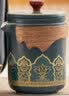 瓷牌茗茶具（cipaiming teaset）旅行茶具套装户外便携式陶瓷快客杯一壶四杯办公室功夫茶壶泡茶 蓝古茗一壶三杯+茶叶罐+便携包 实拍图