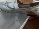 百丽（Belle）沈梦辰同款芭蕾风玛丽珍鞋女商场单鞋B4Y1DCQ4 【沈梦辰同款】银色 36 (230mm) 实拍图