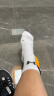 UNDER ARMOUR安德玛男女袜健身篮球短袜专业运动跑步袜训练舒适23年春季新款 白色 XL43-46 实拍图