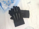 杨饰公子手套男冬季保暖骑行手套触屏防滑防泼水开车摩托车漏二指钓鱼手套 二指灰色【加绒加厚】 均码 实拍图