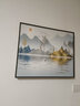 柳莺花燕免打孔电表箱装饰画现代简约客厅餐厅挂画电闸箱配电箱遮挡壁画 锦绣河山 60X50遮挡50X40 液压款 实拍图