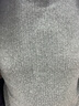 恒源祥100%羊毛衫男士圆领纯色粗针秋冬季保暖百搭中青年厚款打底衫上衣 中绿 L 175 实拍图