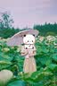 VONLILIENFELD费乐德古风仿油纸伞晴雨伞24骨抗风结实防雨长柄直杆兰亭序汉服伞 实拍图
