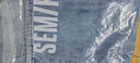 森马（Semir）森柔牛仔|牛仔裤女抓毛舒暖显瘦拖地裤2024冬新款阔腿裤港风复古 牛仔蓝灰88401（舒暖款） XS 实拍图
