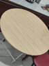 麦瑞迪折叠桌餐桌家用简易吃饭桌圆桌户外便携电脑桌出租屋小户型方桌子 【推荐款】80cm宽-浅木纹 实拍图