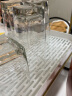 Ocean泰国进口玻璃杯牛奶杯早餐杯果汁杯四方水杯320ml六只装 实拍图