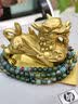 卡丽蒂高档汽车摆件车内中控台中式装饰用品貔貅创意工艺品新车礼物男士 财运铜貔貅+水草玛瑙佛珠 晒单实拍图