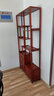寻古红木家具非洲花梨（学名：刺猬紫檀）博古架实木玄关柜客厅隔断柜中式多宝阁陈列柜置物架书架 单个 长98*宽30*高198cm 实拍图