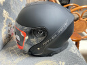 MT HELMETS西班牙摩托车头盔半盔夏天双镜片安全帽男女电动车3C认证4分之3盔 磨砂黑 XXXL码 晒单实拍图