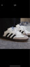 adidas苏翊鸣同款「T头鞋」SAMBA OG复古板鞋男女阿迪达斯三叶草 白/黑/浅灰 37(230mm)推荐选大半码 实拍图