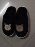 DMPD棉拖鞋男士秋冬季2025新款保暖毛绒家居家厚底防滑月子情侣棉鞋女 黑色【爱心熊】 40-41 适合39-40 实拍图