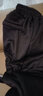 罗蒙（ROMON）秋冬厚款长裤男士高弹力休闲裤免烫宽松裤子加绒加厚运动卫.裤 (黑色)【弹力＋羊羔款】 加绒 2XL 建议130-150斤 实拍图