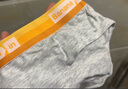 蕉内（Bananain）301S女士三角精梳棉内裤撞色腰带7A抗菌中腰本命马年红色礼盒3件 【加弹款】橙腰-花灰色系 3条 2XL 实拍图