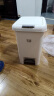 尔蓝  12升 双开盖多功能垃圾桶 手按脚踏垃圾桶家用垃圾纸篓AL-YS305 实拍图