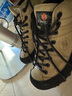 CRISPI【经典款】意大利户外登山鞋男秋冬中帮防水徒步鞋女MONACO GTX 卡其色（偏绿）8009903 37 实拍图