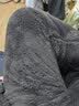 亲嘴猫（QINZUIMAO）亲嘴猫睡衣男冬加绒加厚男士连帽珊瑚绒套装青少年家居服可外穿 4386男 （现货） XL 实拍图