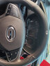 绅创广汽传祺方向盘套GS4影豹GS8大师M8传奇E8 E9 GS3 M6通用汽车把套 【圆形】带原车标-纳帕皮纹  实拍图