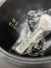 美的（Midea）电饭煲家用4-5-6-8-10人用柴火饭智能电饭锅4L5升大容量不粘锅预约多功能钛内胆第1名 抗菌 5L 蝶形猛火760W加热 黑瓷鼎斧抗菌内胆2025新款 实拍图