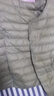鸭鸭（YAYA）佟丽娅同款轻薄羽绒服女冬装短款鸭绒外套轻型薄款女士保暖衣服 抹茶绿 2XL (175) 实拍图