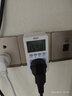 普彩电表功率电量计量插座交流多功能220v电流频率电子表家用空调热水器电力监测仪电度表10A16A 10A常规款无背光 实拍图