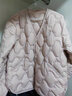 雅鹿羽绒内胆短款内搭轻薄款羽绒服女宽松冬季保暖外套 粉色-2308款 160（建议110斤以内） 实拍图