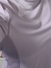 COZOK高端运动品牌瑜伽服女夏天排汗健身服宽松大码速干衣专业跑步健身房运动套装女 紫色（短袖+文胸+短裤） L 105-115斤 实拍图