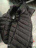 鸭鸭冬季新款羽绒服女休闲羽绒马夹时尚坎肩立领马甲背心KXM 黑色 M 实拍图