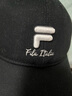 FILA FUSION斐乐潮牌棒球帽中性休闲鸭舌帽网球运动遮阳帽 深黑-BK XS 实拍图
