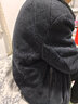 啄木鸟外套男秋冬款中年翻领加绒加厚休闲中老年人雪尼尔夹克男士爸爸装 7黑色翻领加绒 2XL /185 【建议135-150斤】 实拍图