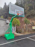 健伦（JEEANLEAN）【送货上门】篮球架 户外成人标准比赛学校室外 移动篮球架 平箱篮球架(加大重型) 实拍图
