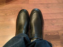 金利来（Goldlion）男鞋男靴时尚简约轻便鹿皮靴子加绒保暖棉靴G539340049AAM黑色42 实拍图
