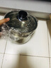 苏泊尔（SUPOR） 奶锅304不锈钢煮热奶锅泡面锅宝宝婴儿辅食锅燃气灶电磁炉通用 【奶锅+蒸屉】  ST16H3 16cm 实拍图
