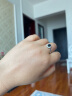 廷亮1.2ct斯里兰卡天然蓝宝石戒指女18k金镶钻石彩宝戒指 手寸留言(9至23号 )现货 晒单实拍图